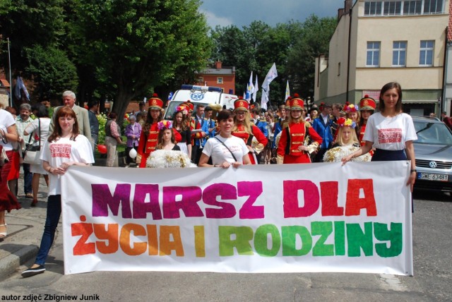 Marsz dla życia i rodziny w Lęborku 2015