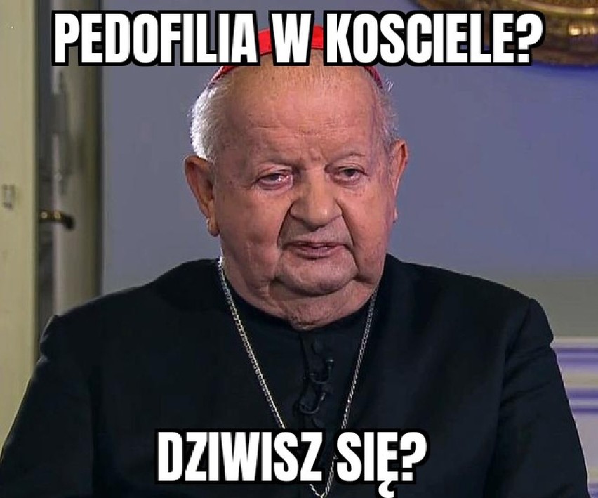 Kardynał Stanisław Dziwisz stał się antybohaterem memów