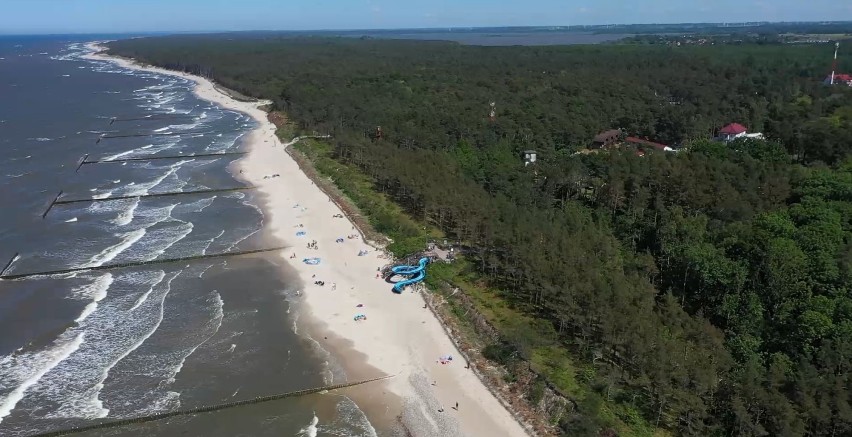 Plaża w Jarosławcu z lotu ptaka [NOWE ZDJĘCIA]