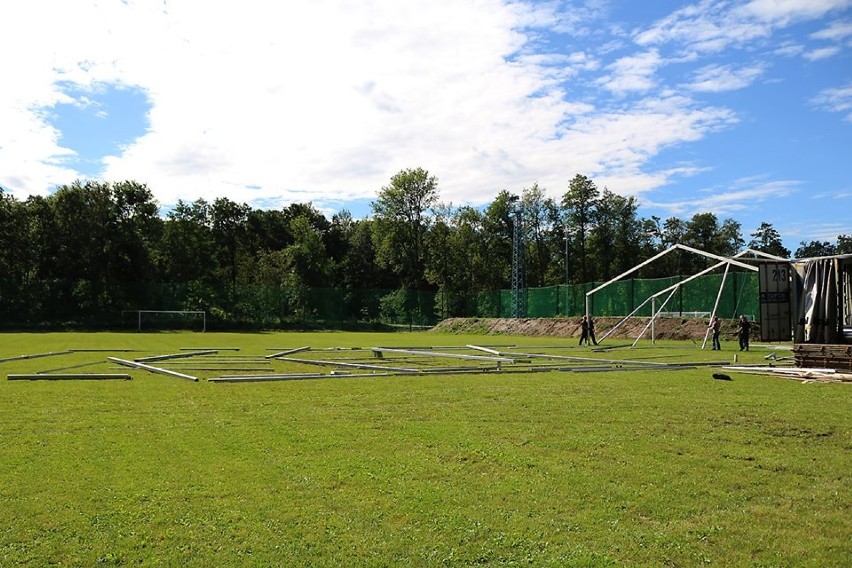 Trwają gorączkowe przygotowania do otwarcia Stadionu Miejskiego w Lublińcu [ZDJĘCIA]