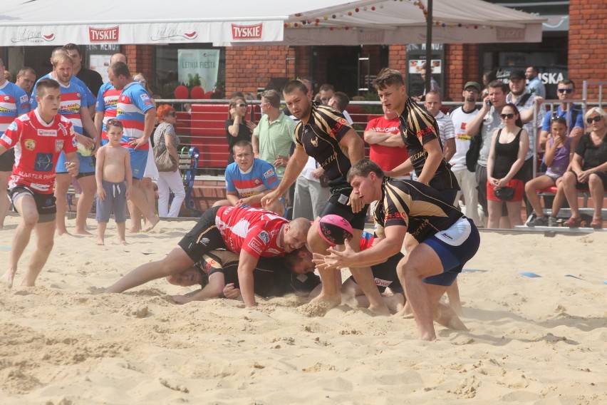 Rugby na Plaży w Manufakturze