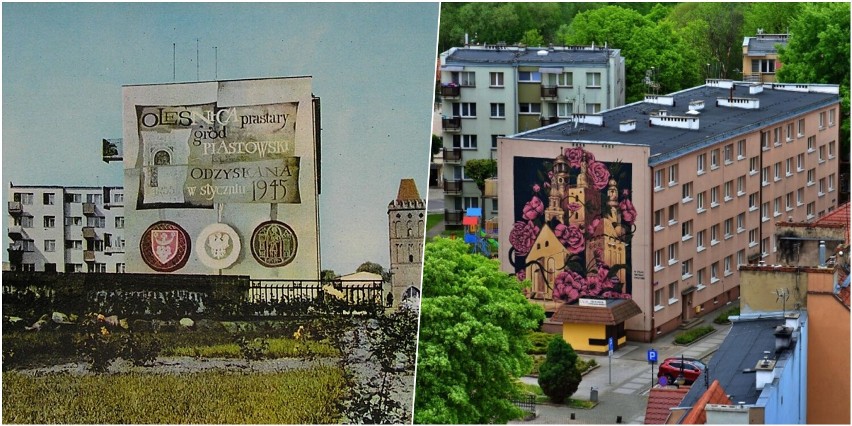Oleśnickie murale kiedyś i dziś. Są niezwykłe i kolorowe! Wkrótce powstanie nowy