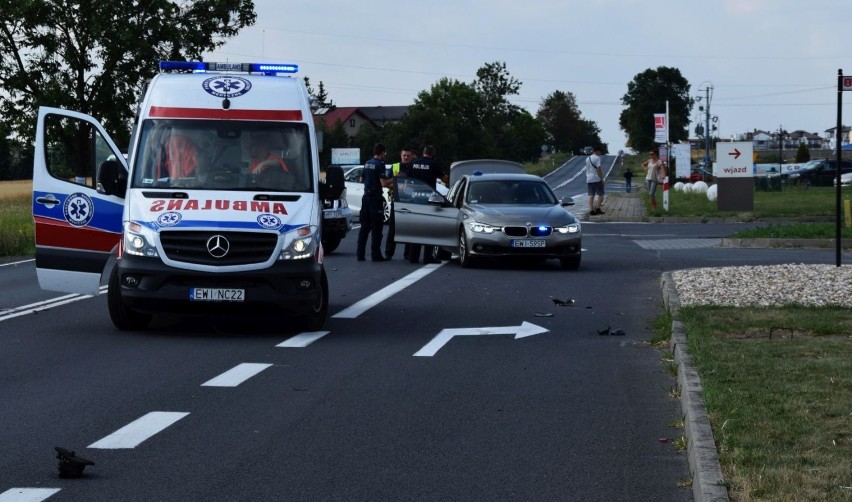 Śmiertelny wypadek na wylocie z Wielunia. Zginął 49-letni kierowca skutera [AKTUALIZACJA]