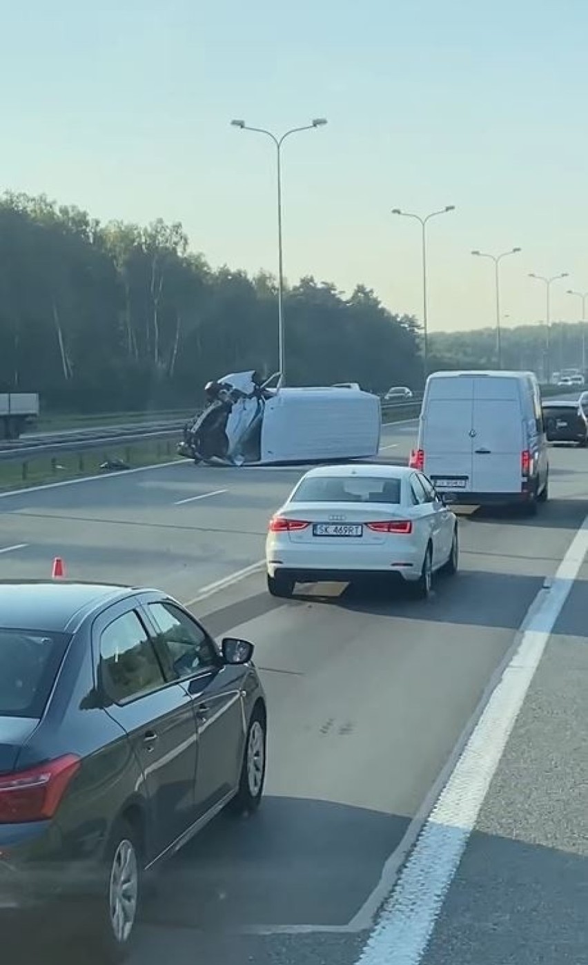 Wypadek na autostradzie A1