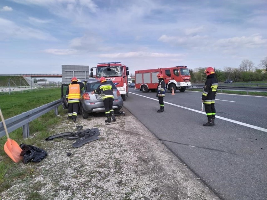 Seria wypadków na autostradzie A4 koło Tarnowa