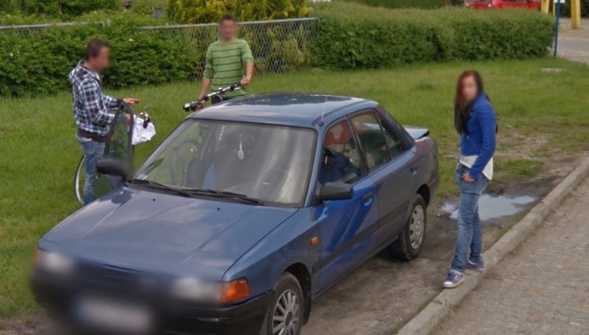 Zdjęcia Google Street View z osiedli Kopernika i Brzostów w...