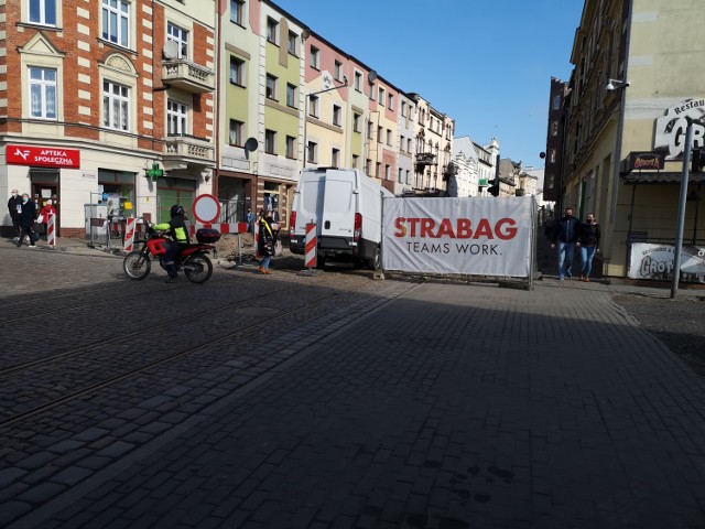 Prace trwają na odcinku ul. Toruńskiej od skrzyżowania z ul. Kwiatową do ul. Marcinkowskiego