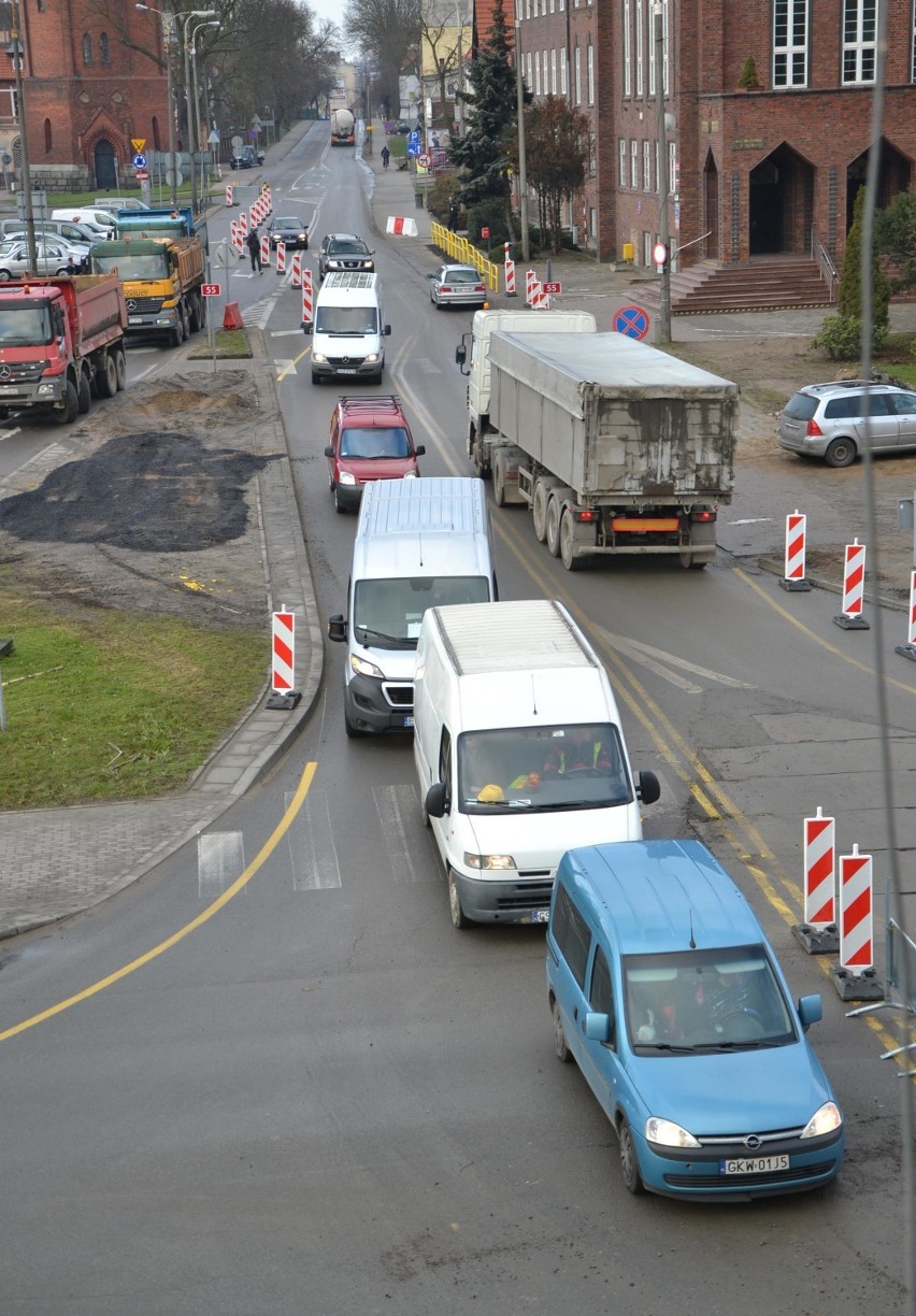 Nowa organizacja ruchu w Malborku! Zobacz ZDJĘCIA ze skrzyżowania DK 22 i 55