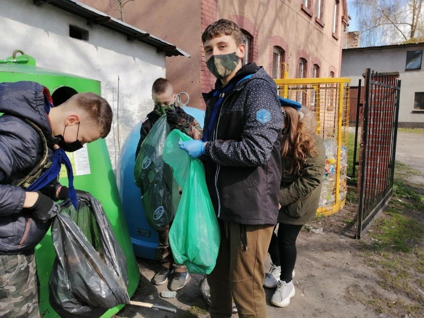 Harcerze i zuchy Hufca ZHP Sławno działają na rzecz ochrony przyrody i zdrowia