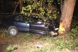 Czarna Białostocka: Uderzył w drzewo i zginął [zdjęcia]