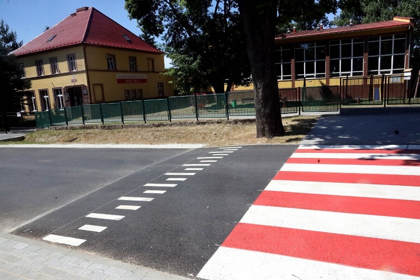 Jest bezpieczniej przy Szkole Podstawowej w Krzywej, zobaczcie zdjęcia