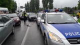 Wypadek na ul. Wojska Polskiego w Łodzi. Rozbite 2 radiowozy, 3 policjanci poszkodowani!