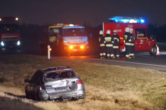 Wypadek na obwodnicy Nowych Skalmierzyc. Cztery auta rozbite