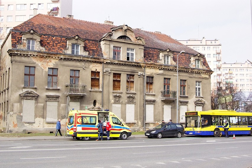 Wypadek autobusu w Kaliszu