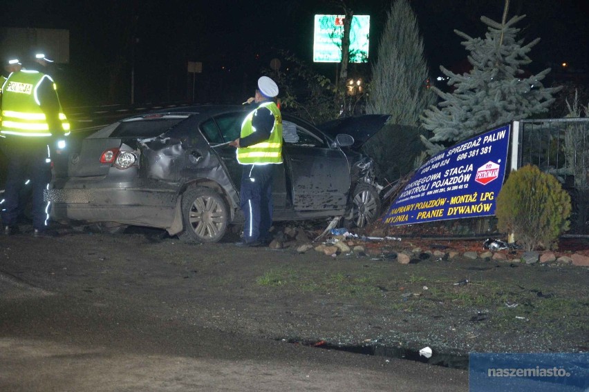 Wypadek na drodze Włocławek - Radziejów. 4 osoby trafiły do szpitala [zdjęcia, wideo]