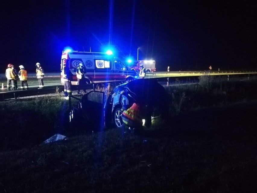 Wypadek na autostradzie A4 koło Tarnowa. Ranna krakowianka w szpitalu