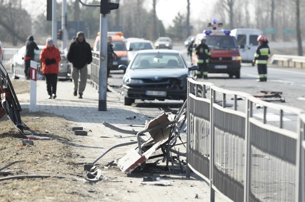 Ligota Polska: Wypadek na drodze nr 8 (ZDJĘCIA)