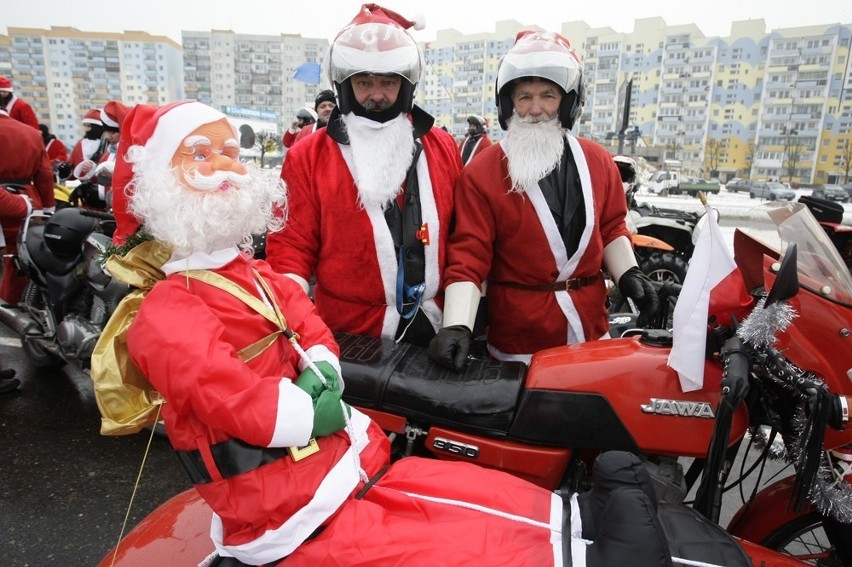 Mikołaje na motocyklach opanowały Trójmiasto