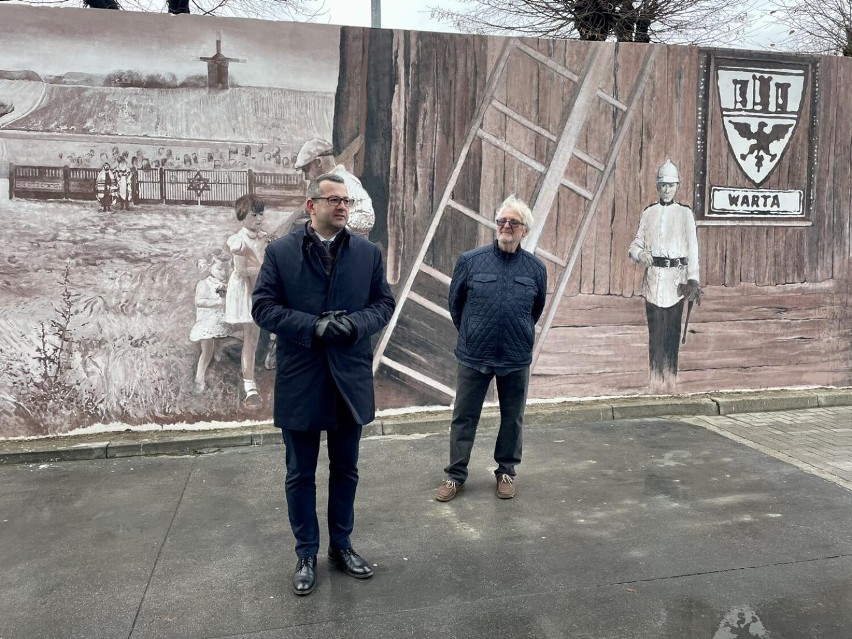 Historyczny mural w Warcie. To dzieło na skalę Michała...