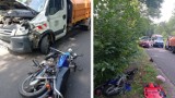 Tragiczny wypadek z udziałem motorowerzysty nieopodal Lubomierza. 65-latek zginął na miejscu w zderzeniu ze śmieciarką