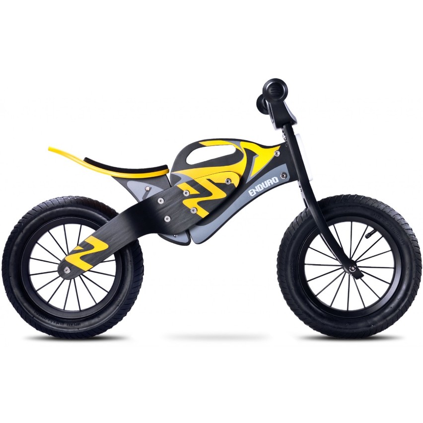 Toyz Rowerek biegowy Enduro- czarno-żółty