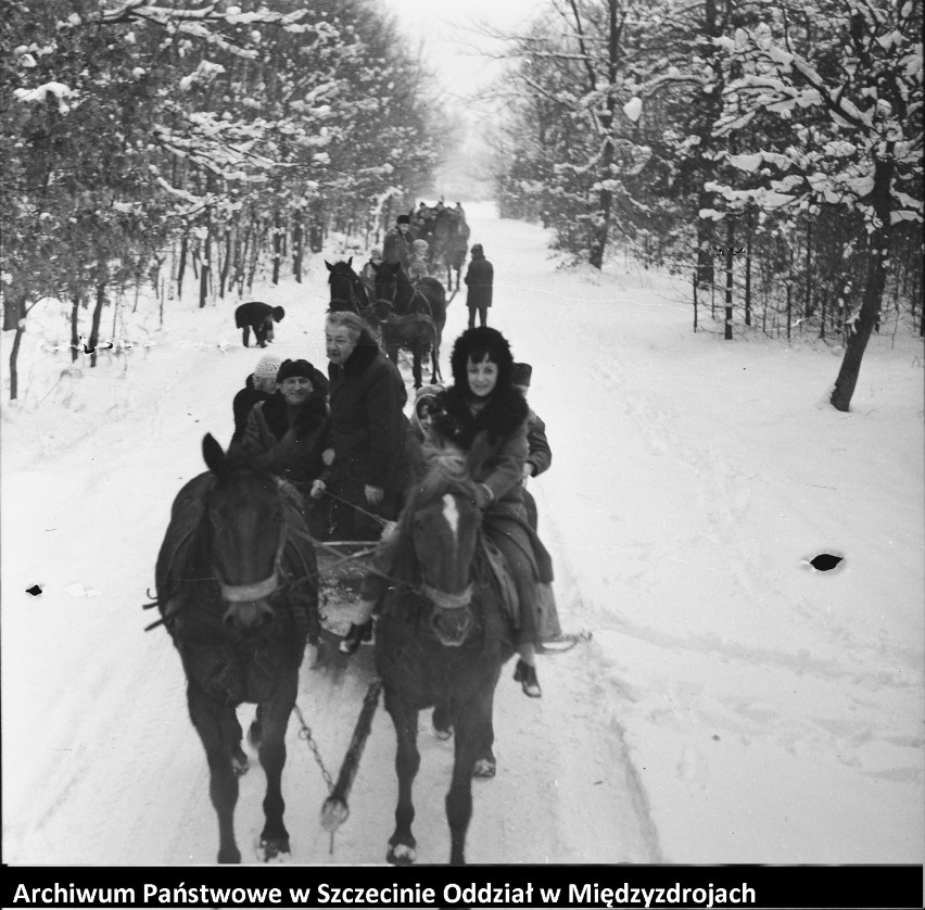 Kulig w Międzyzdrojach 1970 r.