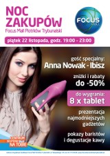 Noc zakupów w Focus Mall w Piotrkowie