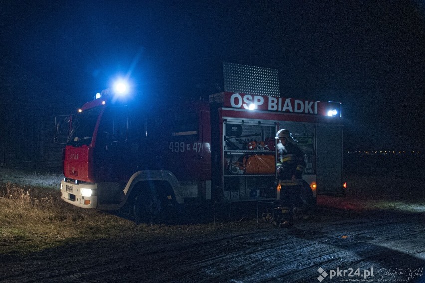 Pożar w jednym z domostw w Tomnicach [ZDJĘCIA]