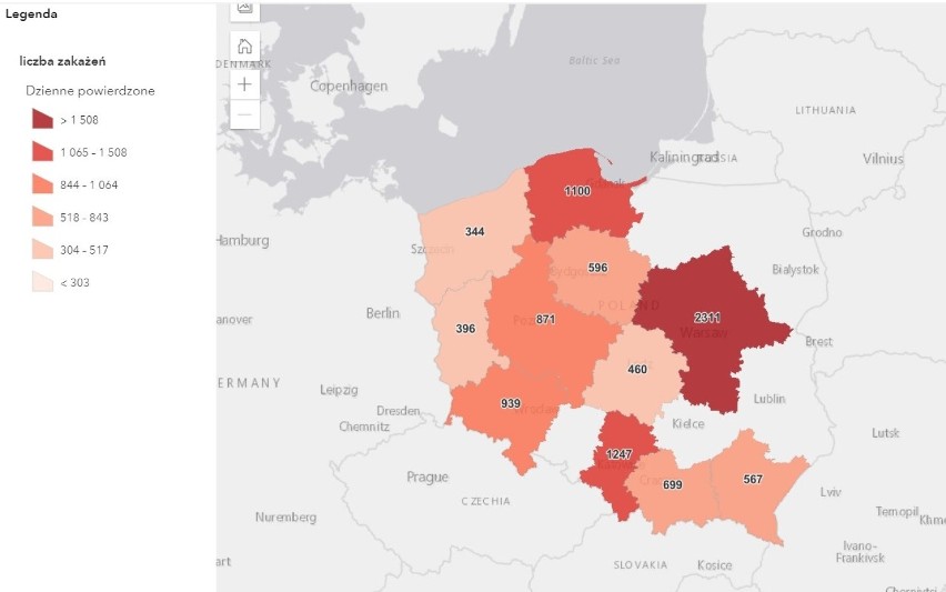 Poweekendowy spadek zakażeń w Polsce i Małopolsce zachodniej