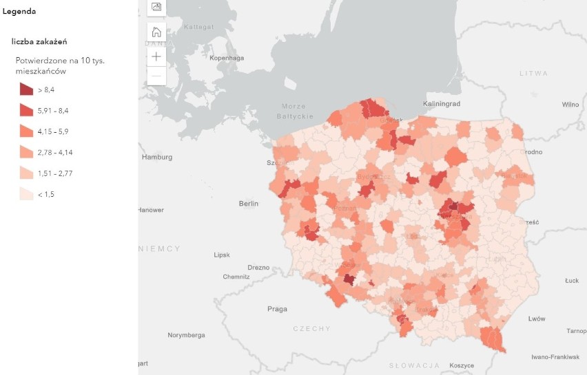 Poweekendowy spadek zakażeń w Polsce i Małopolsce zachodniej