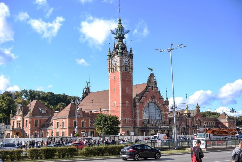 Remont Dworca Głównego PKP w Gdańsku trwa od wielu miesięcy