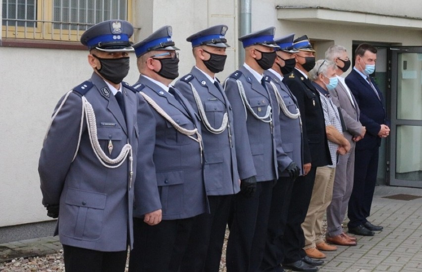 Święto policji zorganizowano na placu komendy w Żninie