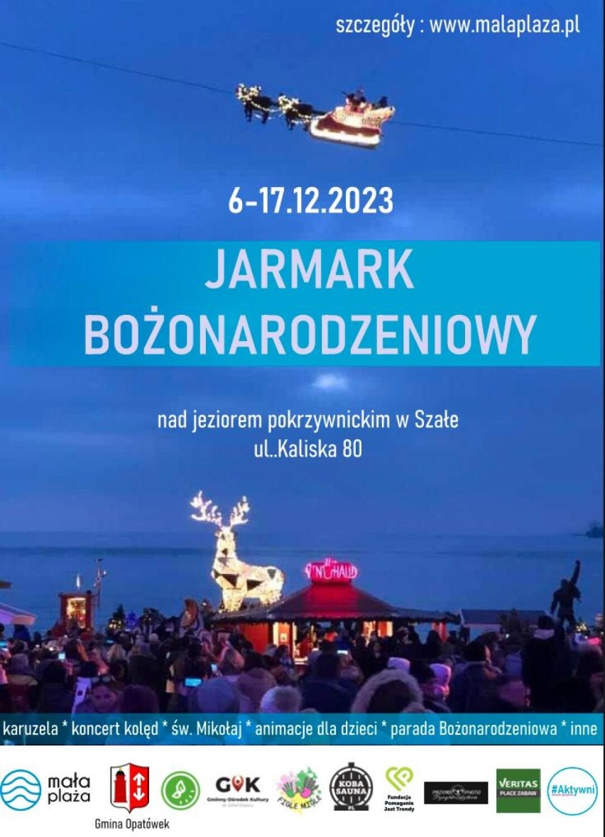 Nad zalewem w Szałem odbędzie się Jarmark Bożonarodzeniowy. Organizatorzy planują mnóstwo atrakcji! 