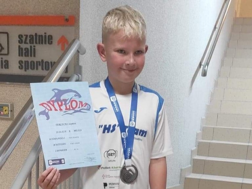 Szymon Terlecki startował w kategorii 8 lat i młodsi