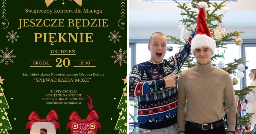 "Jeszcze będzie pięknie" - zapraszamy na świąteczny koncert dla Macieja Łuczaka! 