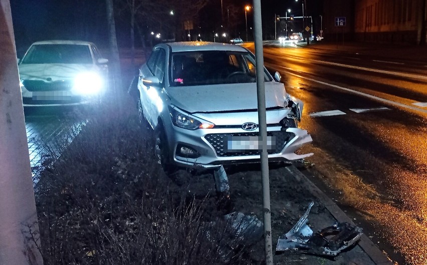 Volkswagen wjechał w tył hyundaia