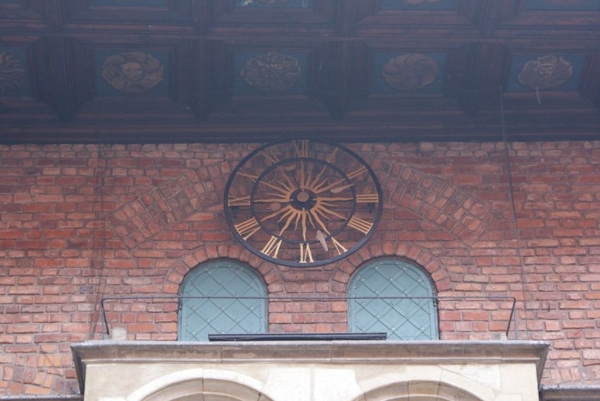 Jeden z wielu zegarów słonecznych w Krakowie. Fot. Marek...