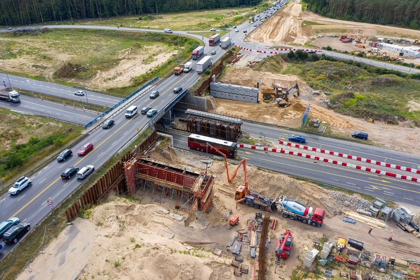 Przebudowa Węzła Kijewo z góry! Zobaczcie fotogalerię