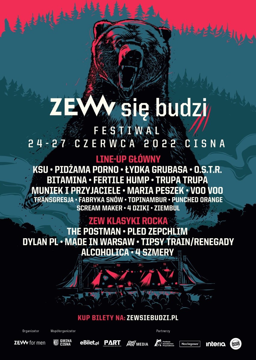 Festiwal ZEW się budzi w Cisnej już za kilka dni. Obudź letni zew w sercu dzikich Bieszczad