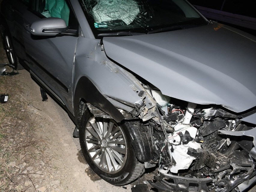 Pijany 21-latek sprawcą wypadku drogowego w Osobnicy