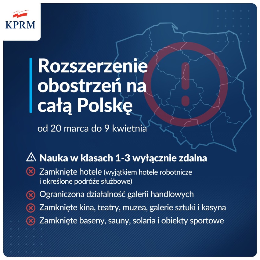 To już pewne- lockdown w całej Polsce. Czy zapadnie też decyzja o zakazie przemieszczania się?