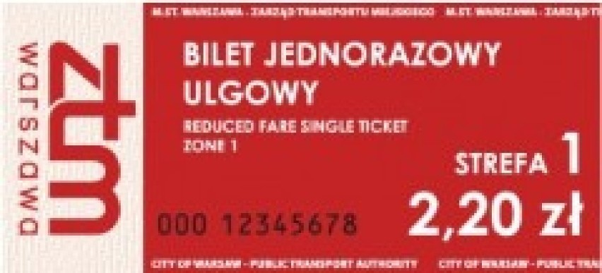 Wzory biletów ZTM na 2013 rok