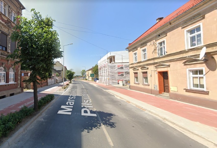 Zdjęcia z Google Street View w Rawiczu wykonane w czerwcu 2021 roku