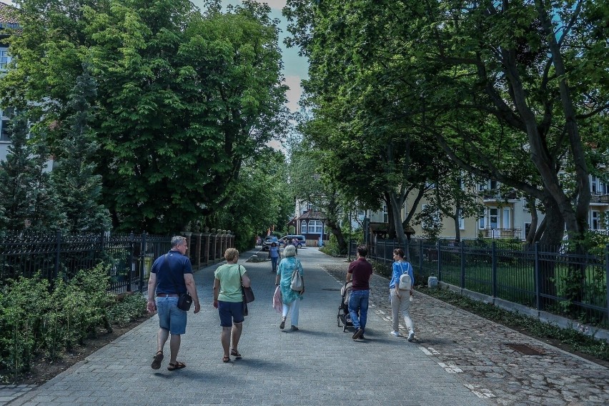 Pierwszy w Sopocie woonerf na ulicy Parkowej