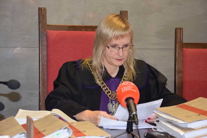 Sędzia Katarzyna Brambor-Kwiatkowska ogłasza wyrok