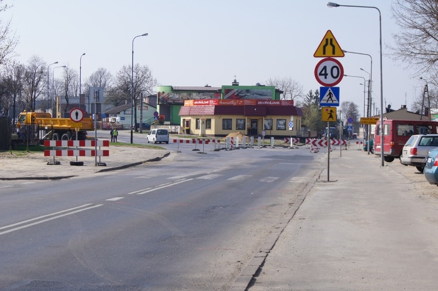 Rusza budowa ronda w centrum Radomska. Zamknięta ul. Krakowska i Stara Droga