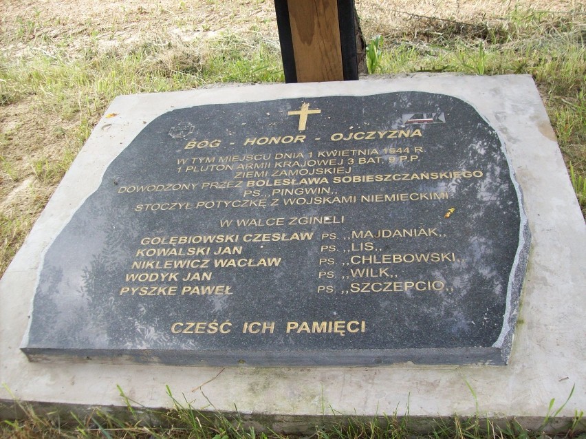 Bitwa pod Małochwiejem: Wmurowali pamiątkową tablicę