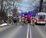 Weekend rozpoczął się ogniście. Na drodze wojewódzkiej 367 spłonął samochód - zobaczcie zdjęcia