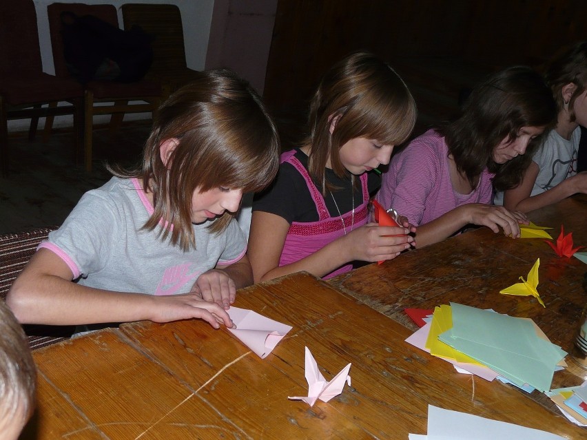 Warsztaty origami w Konopnicy