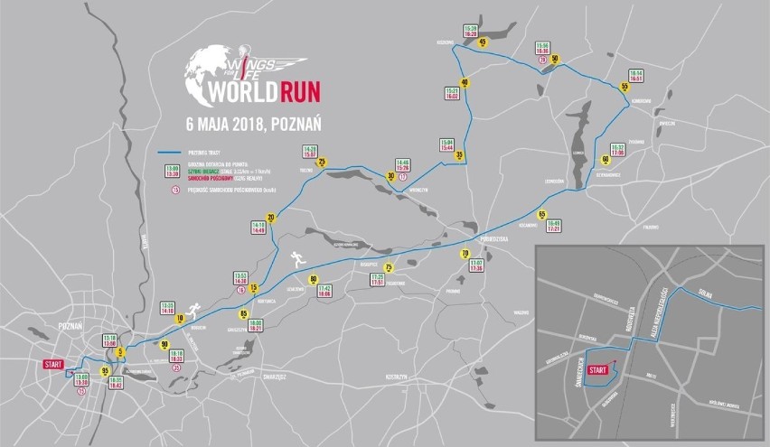 Wings for Life World Run Poznań: W niedzielę pobiegną w...